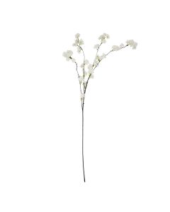 3 Stems of Large White Cherry Blossom Stem