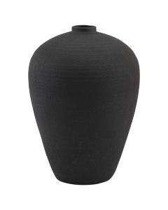 Matt Black Tall  Astral Vase