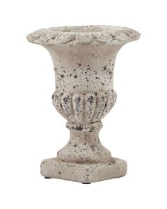 Large Fluted Stone Ceramic Urn