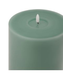 Luxe Collection Melt Effect 6x12 Sage LED Wax Candle