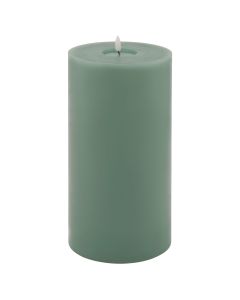 Luxe Collection Melt Effect 6x12 Sage LED Wax Candle