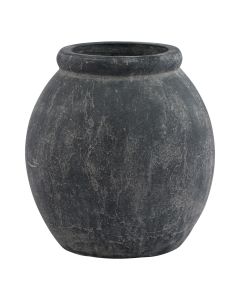 Amalfi Grey Jar Shaped Planter