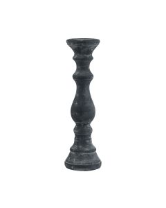 Amalfi Large Grey  Column Candle Holder