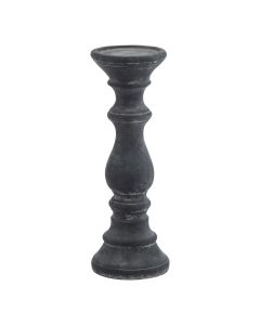 Amalfi Grey Column Candle Holder