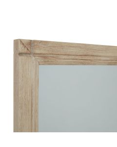 Washed Wood Large Window Mirror