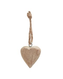 Pack Of 90 Wooden Heart Hanging Decorations