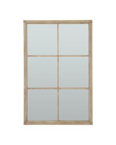 Washed Wood XL Window Mirror