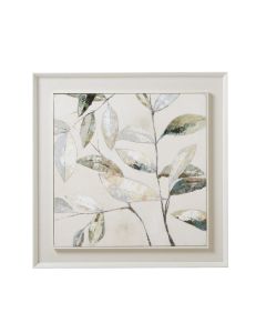 Dolce Dapple Leaf Framed Painting On Canvas