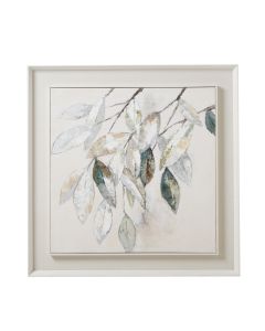 Dolce Mottle Leaf Framed Painting On Canvas