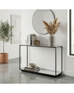 Lennox Black Framed Console