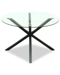 Monza Round Glass Dining Table