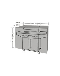 Trolley Type Extra Large BBQ Cover 165x63x90cm 