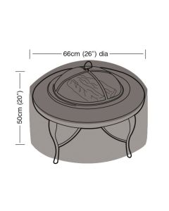 Small Firepit Cover 66x50cm 