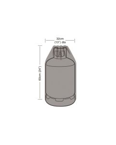 15Kg Gas Bottle Cover 32x60cm. Elasticated Top. 