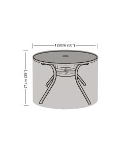 4-6 Seater Round Table Cover 128x71cm. 