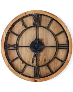 Williston Large Wooden Wall Clock