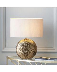 Mabel Bronze Dot Textured Ceramic Table Lamp 