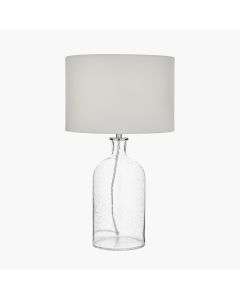 Bellamy Clear Bubble Glass Table Lamp