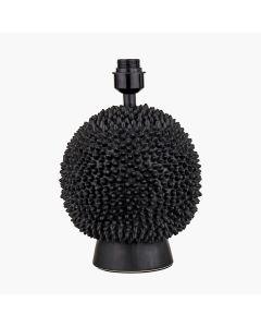 Wrenley Black Ceramic Sea Urchin Table Lamp Base