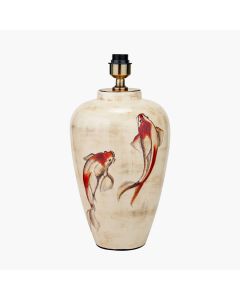 Emerayn Koi Natural Ceramic Table Lamp Base