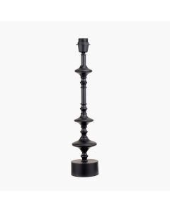 Emilio Matt Black Candlestick Table Lamp Base