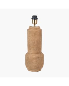 Gaiana Concrete Brown Stoneware Table Lamp Base