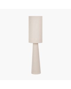 Mirissa White Slubby Handloom Fabric Table Lamp