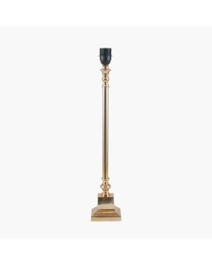 Claudius Gold Metal Stick Table Lamp Base