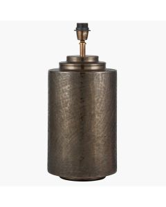 Zuri Large Antique Brass Metal Pot Table Lamp Base