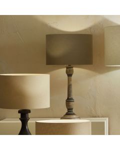 Captiva Grey Wash Mango Wood Table Lamp Base