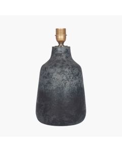 Vulcan Textured Volcanic Effect Grey Stoneware Table Lamp Base