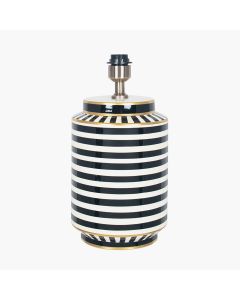 Mono Humbug Black and White Tall Table Lamp Base