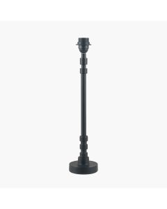 Rhode Matt Black Stick Metal Table Lamp Base