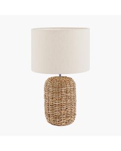 Acer Natural Woven Tall Table Lamp