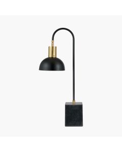 Mayfair Matt Black Domed Task Table Lamp