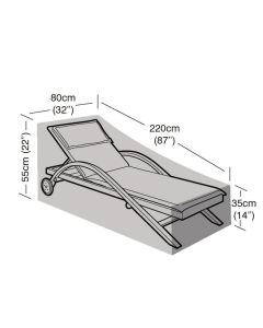Large Sunlounger Weather Cover
