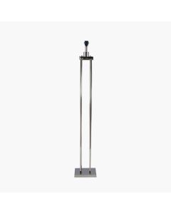 Langston Nickel Metal Column Floor Lamp Base