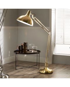 Alonzo Brass Metal Task Floor Lamp