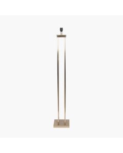 Langston Satin Brass Metal Column Floor Lamp Base