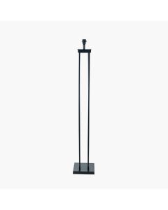 Langston Matt Black Metal Column Floor Lamp Base