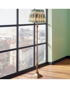 Canterbury Antique Brass Metal Floor Lamp Base