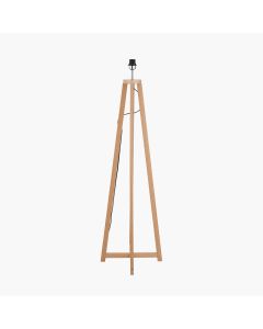 Whitby Natural Wood Tapered 4 Post Floor Lamp Base