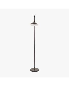 Toulon Black Metal Task Floor Lamp