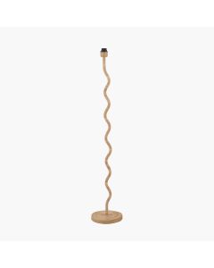 Palau Rattan Wave Floor Lamp Base