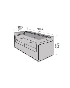  2 Seater Large Sofa Weather Cover 160x94x69cm 