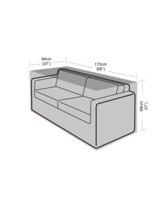 2-3 Seater Large Sofa Weather Cover 173x94x69cm 