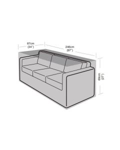 3 Seater Small Sofa Weather Cover 246x87x69cm 