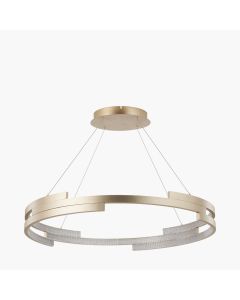 Sienna Gold Metal LED Ring Pendant 