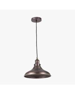 Ellis Antique Bronze Cafe Metal Pendant