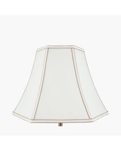 Lyla 50cm Cream Silk Mix Bowed Lampshade
